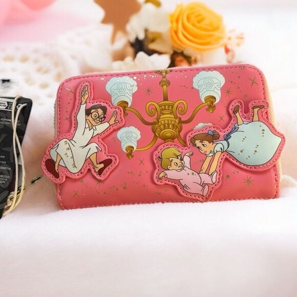 Disney Loungefly Peter Pan You Can Fly 70th Anniversary Zip Around Wallet NWT - Picture 1 of 5